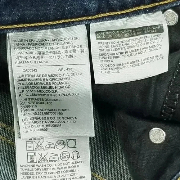 Levi's 29X29 Legging Women's Blue Denim Jeans - Picture 10 of 12